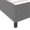vidaXL Platform Bed Frame Light Grey 78.74 x 78.74 in Fabric