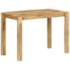 vidaXL Dining Table Natural wood Solid mango wood Medium Durable