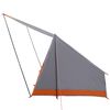 vidaXL Camping Tent Grey and Orange 87.80 x 64.17 x 51.18 in Taffeta
