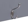 vidaXL Coat Rack Grey MDF Medium Decorative Inlays Coat Rack