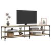 vidaXL TV Cabinet Sonoma Oak Engineered Wood, Metal XXL TV Cabinet