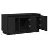 vidaXL TV Cabinet Black Oak 39.37 x 14.96 x 19.29 in Engineered Wood