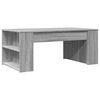 vidaXL Coffee Table Gray Sonoma Engineered wood Coffee Table Rectangular