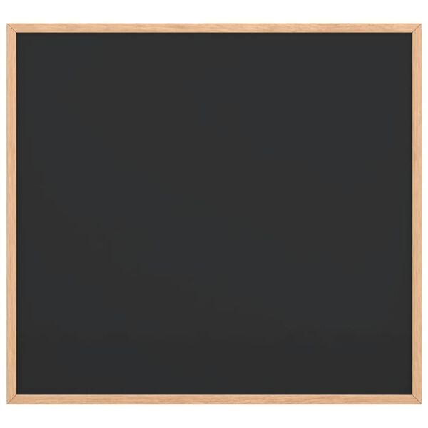 vidaXL Chalkboard with Solid Pine Wood Frame Black 23.6x21.7"