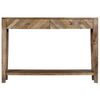 vidaXL Console Table Solid Mango Wood 46.5"x11.8"x31.5"