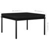vidaXL Garden Lounge Set Black and Gray