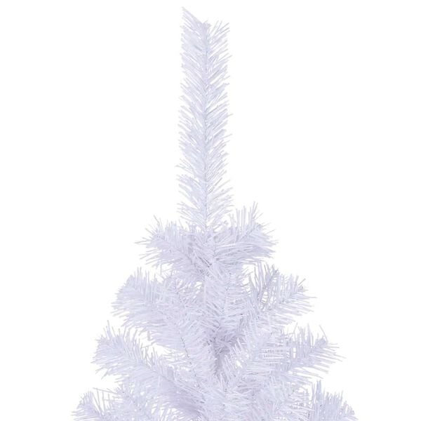 vidaXL Christmas Tree White PVC, Plastic Tall Artificial Christmas Tree