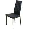 vidaXL Three Piece Dining Table and Chair Set Black