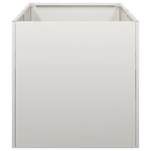 vidaXL Planter Stainless Steel Stainless steel Large Durable Planter