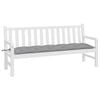 vidaXL Garden Bench Cushion Grey Oxford fabric, Hollow fiber 70.9x19.7 in