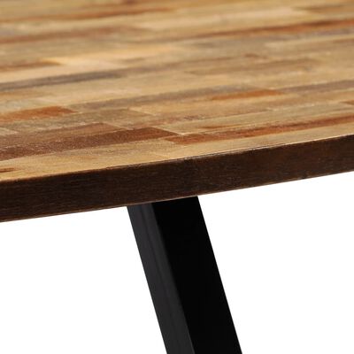 vidaXL Coffee Table Solid Reclaimed Teak Oval 47.2"x23.6"x11.8"
