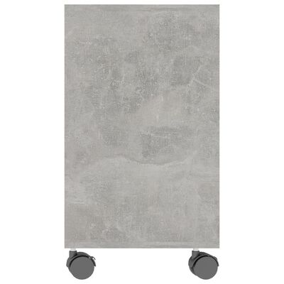 vidaXL Side Table Concrete Gray 27.6"x13.8"x21.7" Engineered Wood