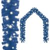 vidaXL Garland Blue PVC 32.8FT Christmas Garland Other