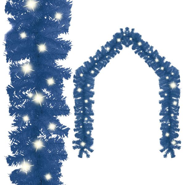 vidaXL Garland Blue PVC 32.8FT Christmas Garland Other
