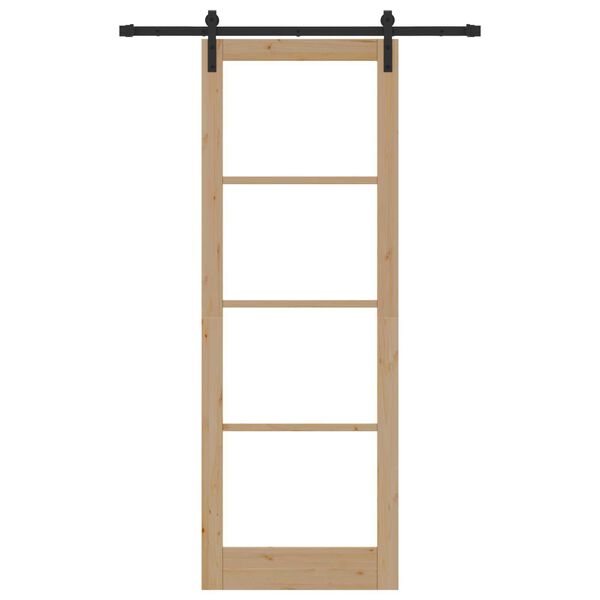 vidaXL Sliding Door ORKDAL Natural 32.68 x 91.34 in