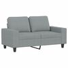 vidaXL 3 Piece Sofa Set Light Gray Fabric