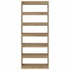 vidaXL Bookcase artisan oak 80 x 30 x 198 cm Engineered wood