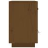 vidaXL Bedside Cabinet Honey brown