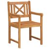 vidaXL Garden Chair 6 pcs 56 x 56 x 90 cm Solid Acacia Wood