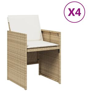 vidaXL Patio Chair Beige, Cream White