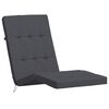 vidaXL Deck Chair Cushion Set of 2 Anthracite