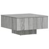 vidaXL Coffee Table Grey Sonoma Engineered Wood Simplistic Coffee Table