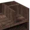 vidaXL Desk Organiser Brown Oak 17.5x9.4x9.8" Engineered Wood