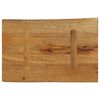 vidaXL Table Top 23.6"x15.7"x1.5" Live Edge Solid Wood Mango
