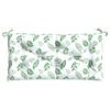vidaXL Garden Bench Cushion Leaf Pattern Oxford fabric (100% polyester)