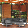 vidaXL Garden Lounge Set Grey, Anthracite