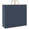 vidaXL Paper Bags 250 pcs with Handles Blue 54x15x49 cm