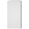 vidaXL Hanging Glass Cabinet Grey Sonoma Engineered Wood Medium