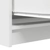 vidaXL Sideboard White Engineered Wood 39.4x13.8x29.9 in Storage