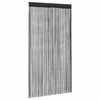 vidaXL String Curtains 2 pcs 55.1x98.4" Black