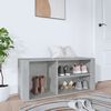 vidaXL Shoe Cabinet Concrete Grey Engineered Wood Medium Storage