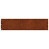 vidaXL Lawn Edgings 20 pcs 9.8x40.6" Flexible Weathering Steel