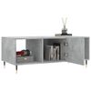 vidaXL Coffee Table Concrete Grey Engineered Wood Medium Modern