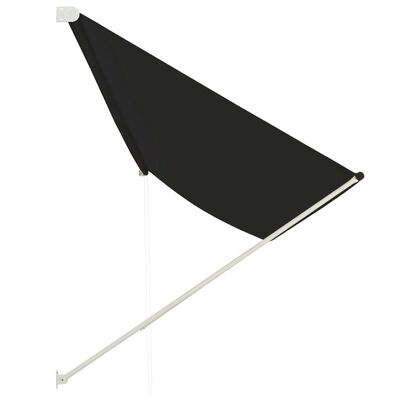 vidaXL Retractable Awning 157.5"x59.1" Anthracite