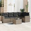 vidaXL Garden Sofa Set Grey, Dark Grey