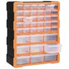 vidaXL Multi-drawer Organizer with 39 Drawers 15"x6.3"x18.5"