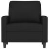 vidaXL Sofa Chair Black Velvet (100% polyester), Metal Single