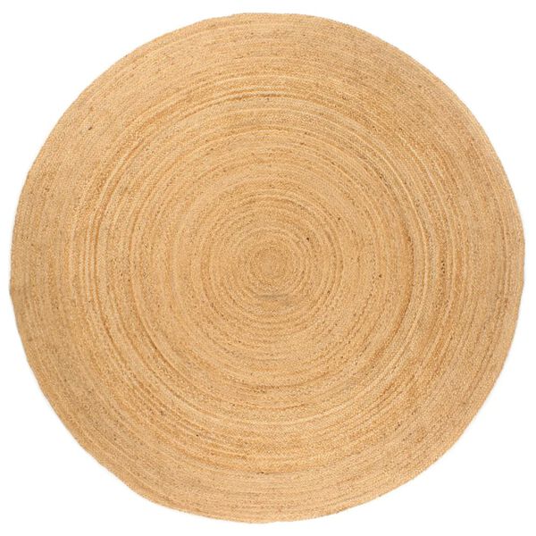 vidaXL Area Rug Natural Jute Tone 100% Jute Large Durable Area Rug