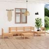 vidaXL Garden Lounge Set Natural Wood Solid pinewood Large Modular