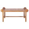 vidaXL Garden Table Teak Solid Teak Medium Durable Coffee Table