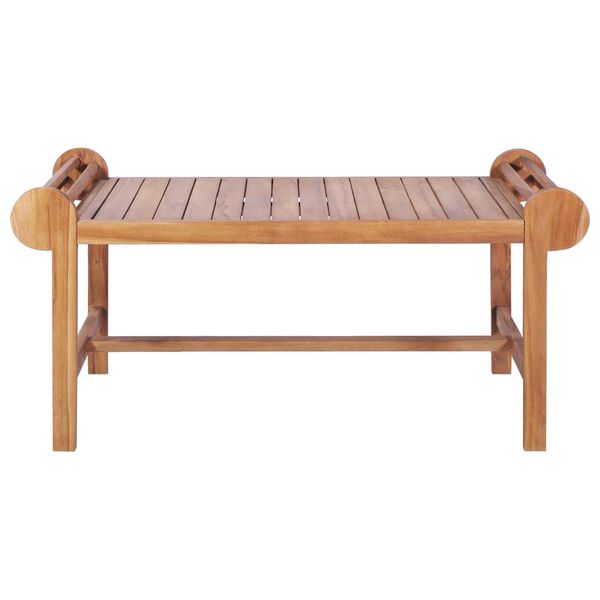 vidaXL Garden Table Teak Solid Teak Medium Durable Coffee Table