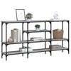 vidaXL Console Table Gray Sonoma Engineered wood, metal