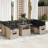 vidaXL Garden Sofa Set Light grey, Dark grey