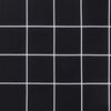 vidaXL Garden Bench Cushion Black check pattern 100% Polyester