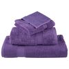 vidaXL Towel Set of 4 Purple 100% cotton Extra Large Durable Towel