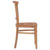 vidaXL Garden Dining Set Natural Teak Solid Teak Wood Medium Ergonomic